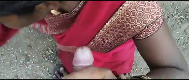 Indian housewife outdoor sex with blowjob