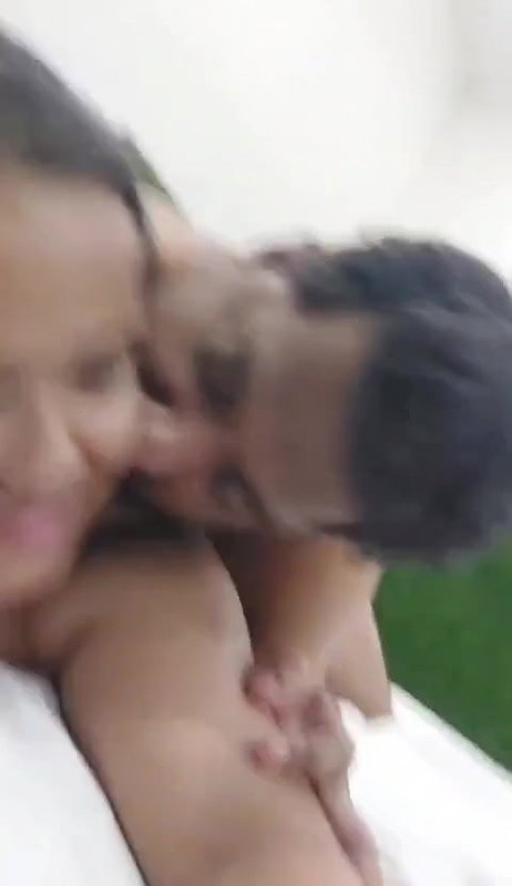 beautiful girlfriend boob press and sucking