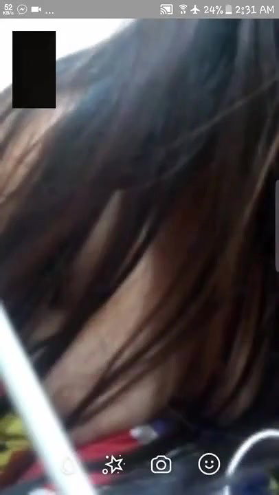 college girl sexy boobs showing on video call