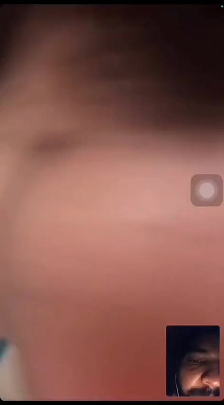 mature MILF video call on iPhone showing nudity