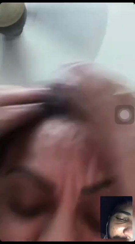 mature MILF video call on iPhone showing nudity