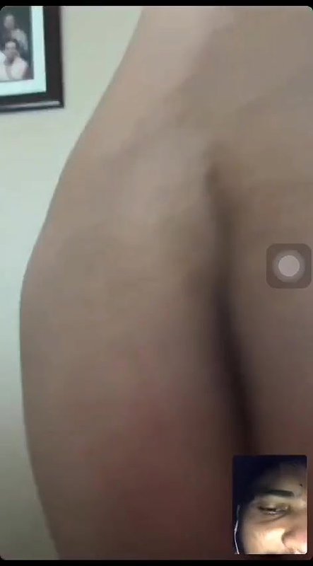 mature MILF video call on iPhone showing nudity