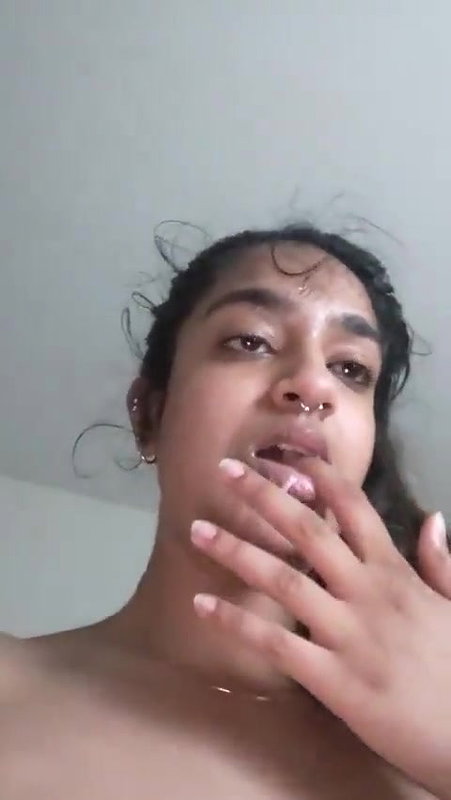 Indian girl blowjob to big dick and cum drinking