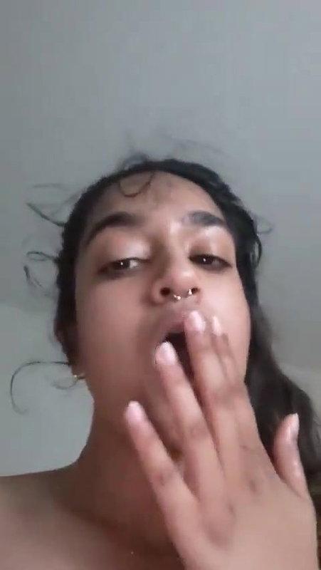 Indian girl blowjob to big dick and cum drinking