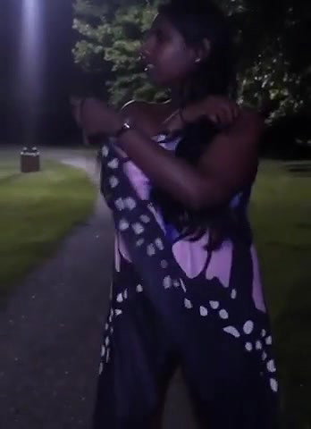 Tamil NRI Exhibition Girl PiperChai After Dark Public Park Masturbation