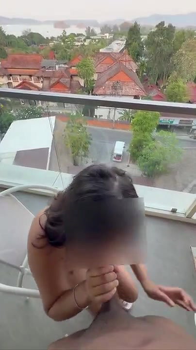 Vove Couple New BG BALCONY Sextape Onlyfans Leak