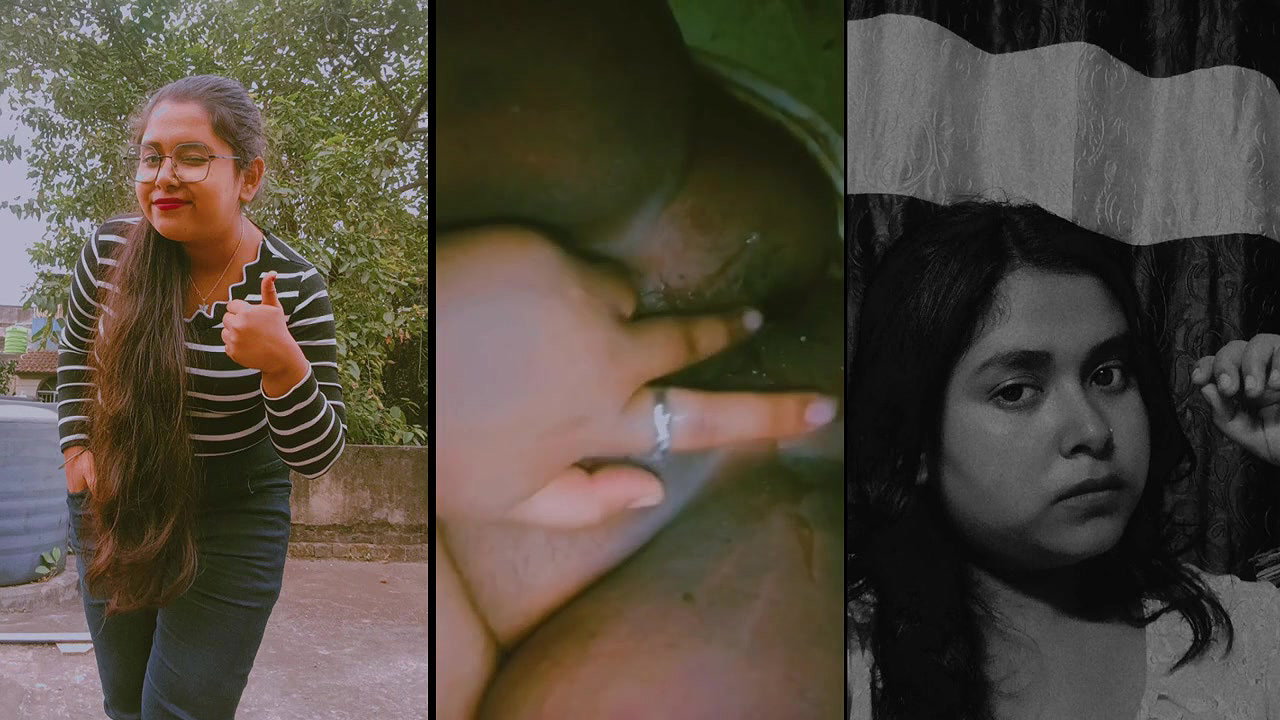 Indian horny big boobs gf showing and fingering pussy