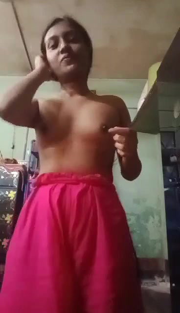 slim Bengali sex girl fingering her horny pussy