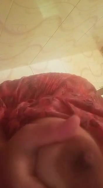bhabhi in bathroom showing big boobs selfie cam