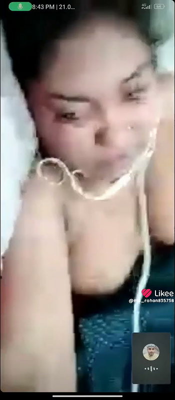 GF topless viral video call sex chat with lover
