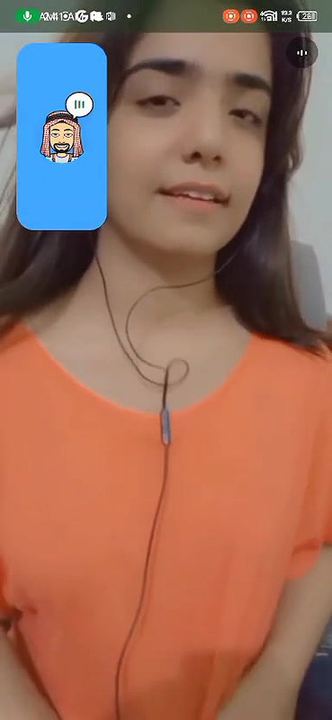 Pakistani sex college girl cleavage shown on VC