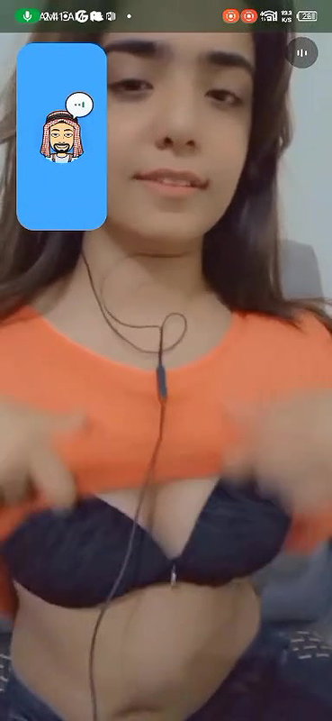 Pakistani sex college girl cleavage shown on VC