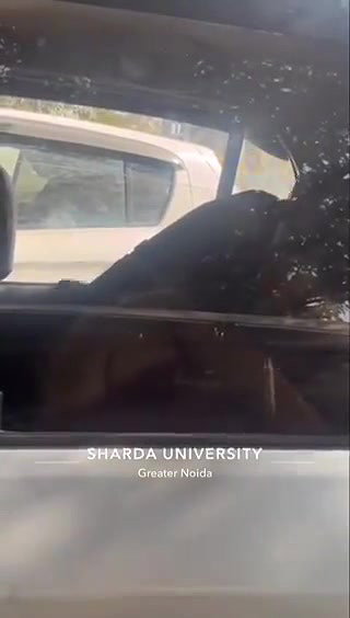 Noida University girl outdoor sex in car