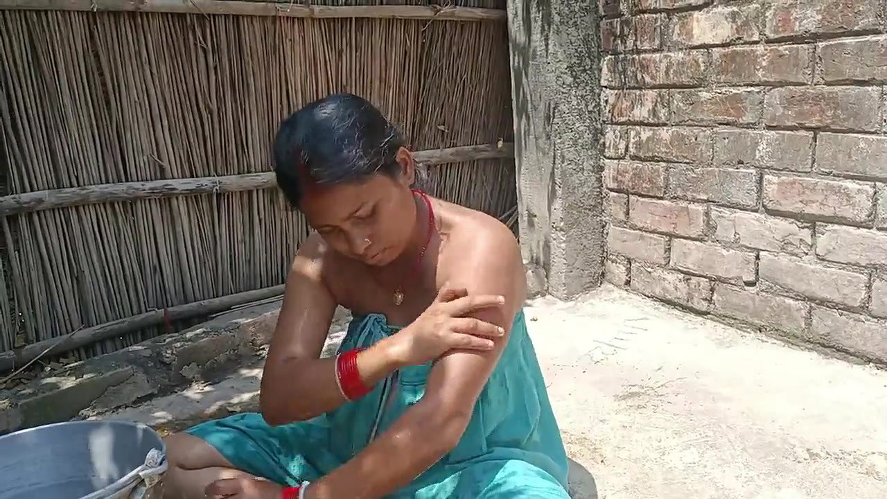 village bhabhi nude bath outdoors with devar
