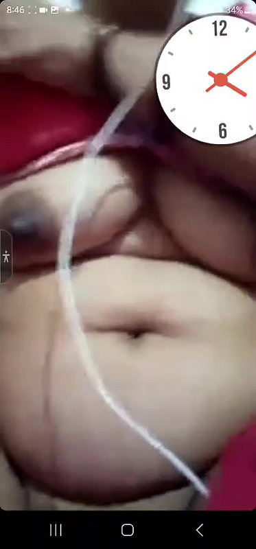 big boobs MILF naked video call chat with client
