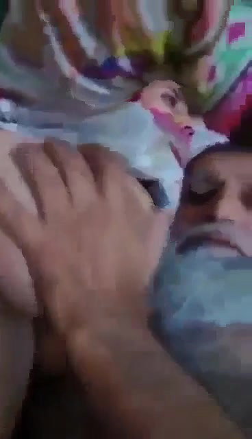 old man playing with big boobs of daughter in law