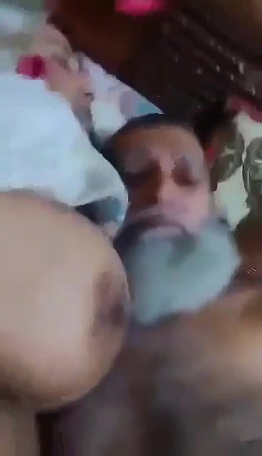old man playing with big boobs of daughter in law