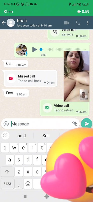 huge boobs bhabhi Fariha viral video call sex