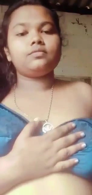 booby Indian girl nude round boobs holding