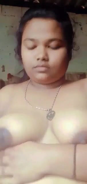booby Indian girl nude round boobs holding