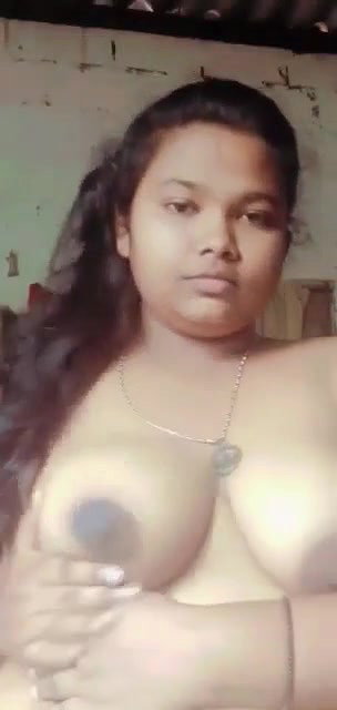 booby Indian girl nude round boobs holding