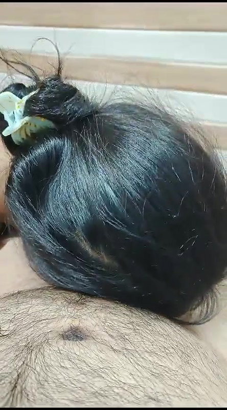 Beautiful Randi giving sloppy blowjob to customer