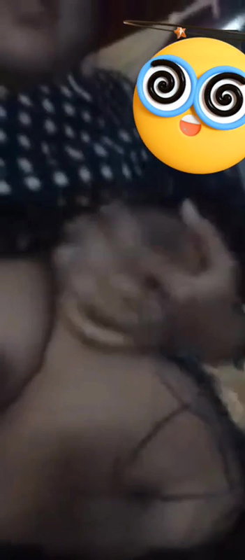 cute smiling girlfriend boob show to lover
