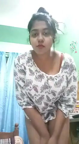 naked Indian girl showing big boobs and bald pussy