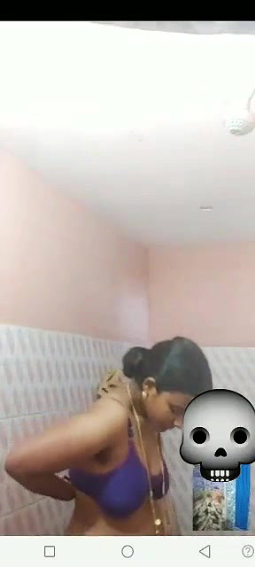 big boobs wife naked bathing viral video call