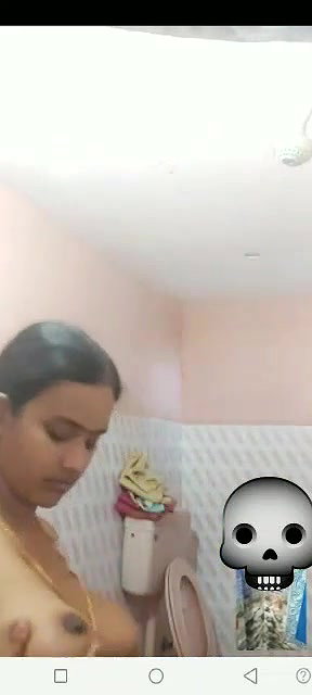 big boobs wife naked bathing viral video call
