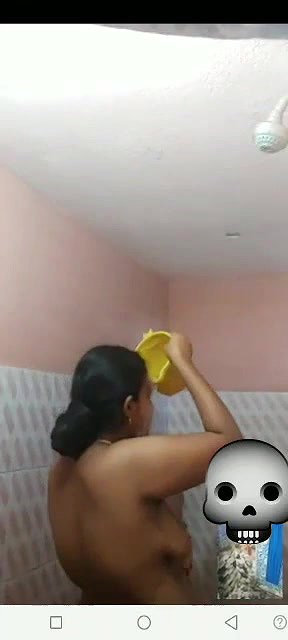 big boobs wife naked bathing viral video call