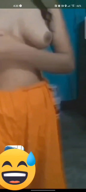 Indian girl naked on a viral video call sex