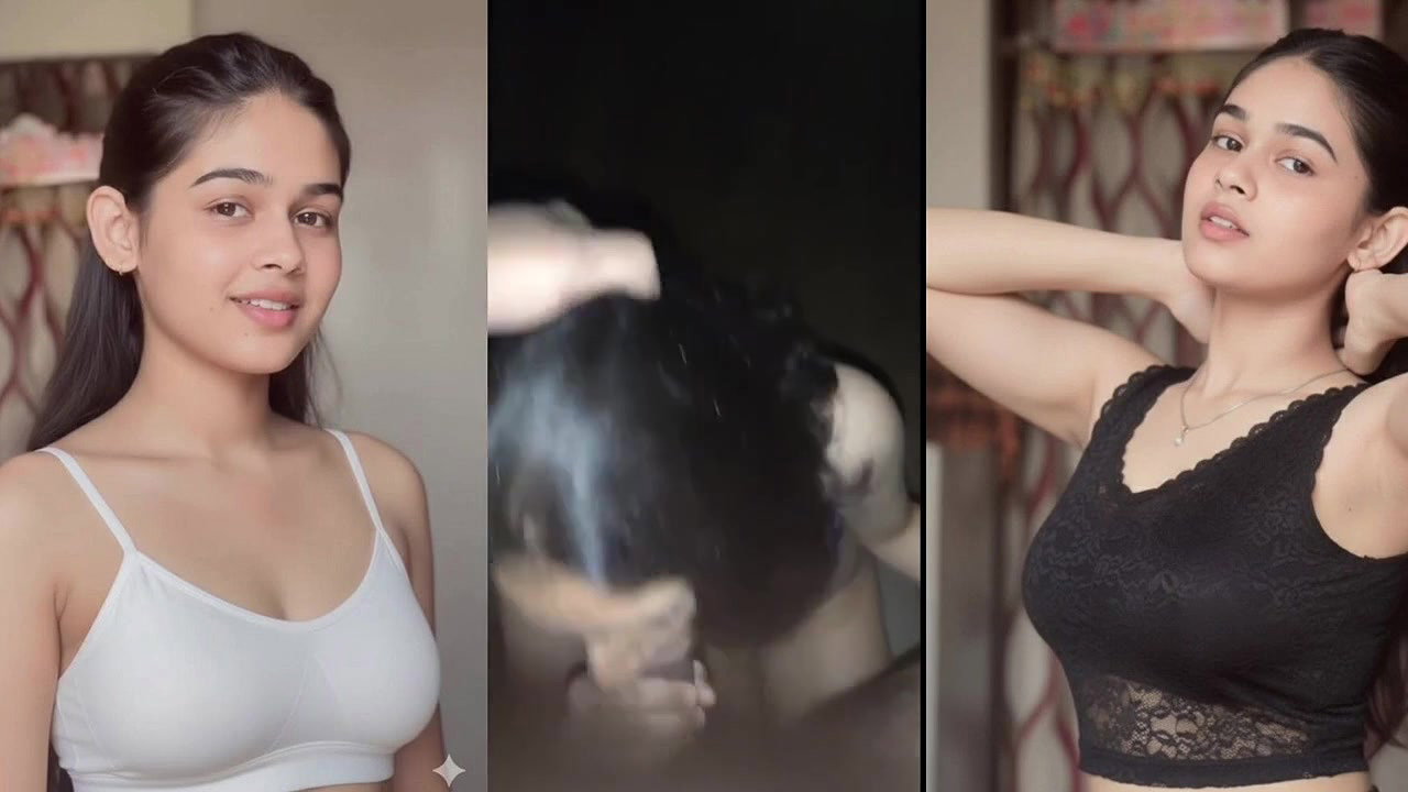 Beautiful Horny Babe Giving Blowjob Hard Fucking Moaning