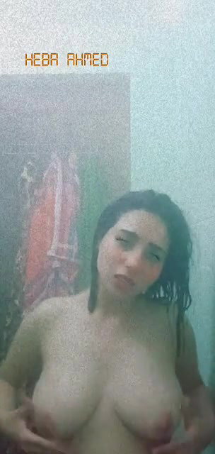 Pakistani girl shower nude bath with boob press