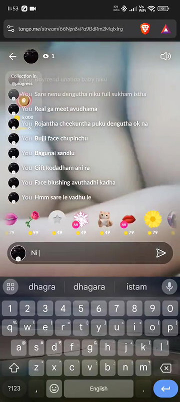 tango girl Nivedita nude pussy rubbing