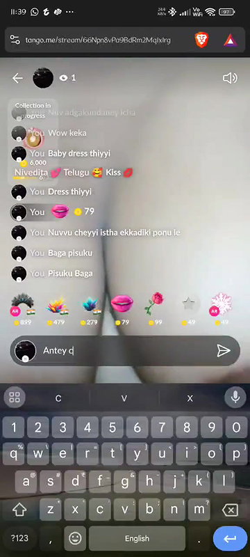 tango girl Nivedita nude show