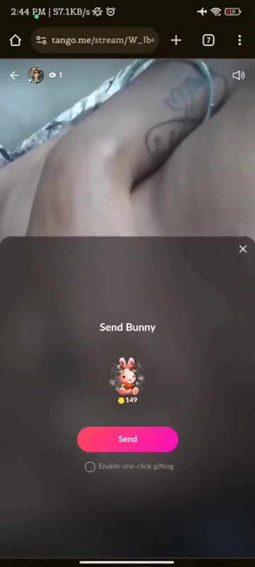 paid nude show