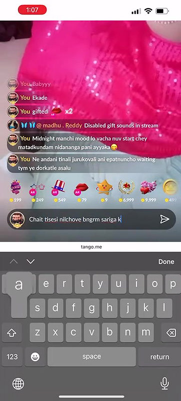 tango girl Madhu reddy nude show