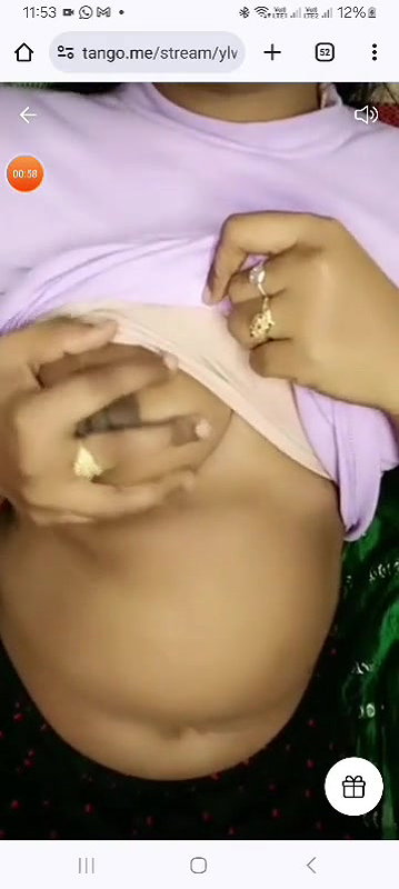 tango girl Navya sree boob show