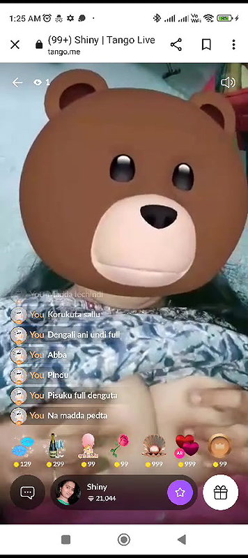 tango girl Shiny boob dikhayi