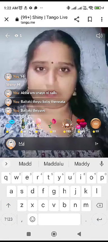tango girl Shiny boob dikhayi