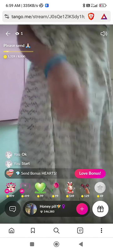 tango girl Honey Pill nude show