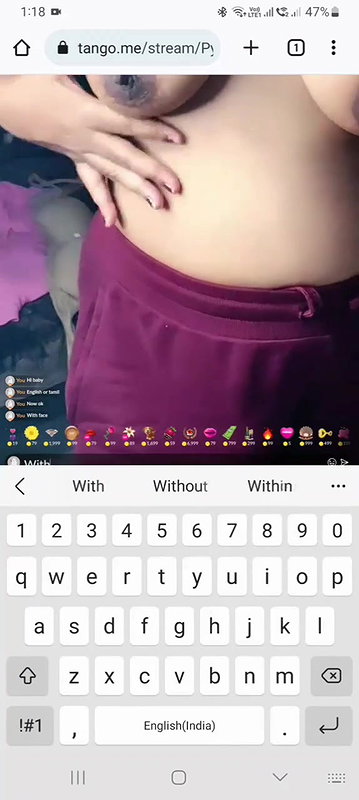 tango girl Mohaksha Telugu nude show