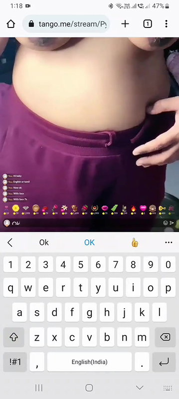 tango girl Mohaksha Telugu nude show