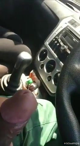 Cute Girl Sucking Boyfriend Dick Inside Car