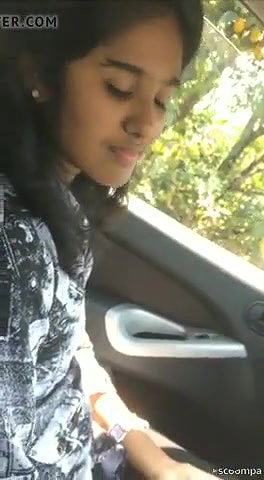 Cute Girl Sucking Boyfriend Dick Inside Car