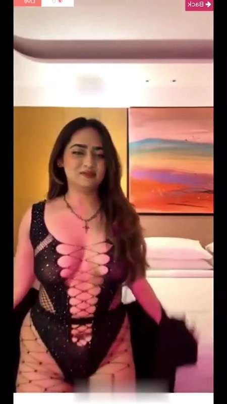 Famous Model Divya Mistry Black Lingerie Showing her ass