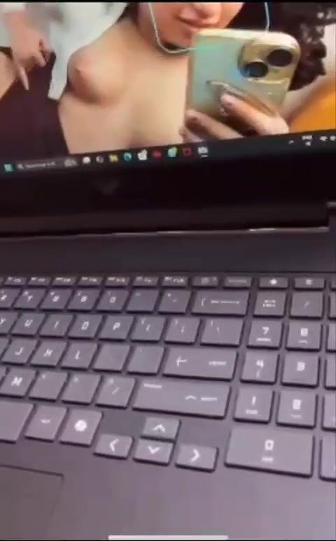 Sexy Indian Girl Showing Pressing Her Boobs