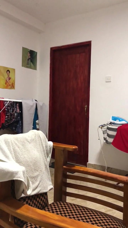 hot wife in hotel room bathrrom after nude bath