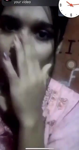 cute college girl boobs show on a video call
